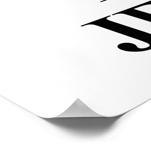 DANKE IHNEN JESUS POSTER (Ecke)