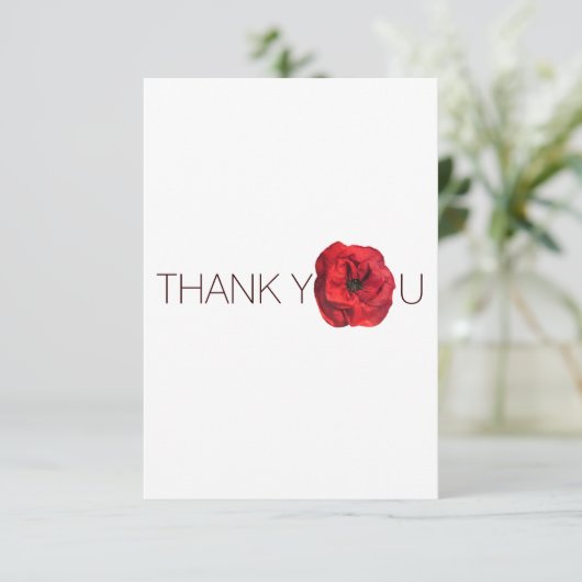 DANKE IHNEN KARTE (Stehend Vorderseite)