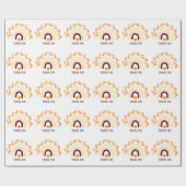 DANKE IHNEN KLASSISCHES DESIGN RAINBOW BOHO GESCHENKPAPIER (Flach)