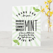 DANKE IHNEN LEHRER KARTE (Gelbe Blume)