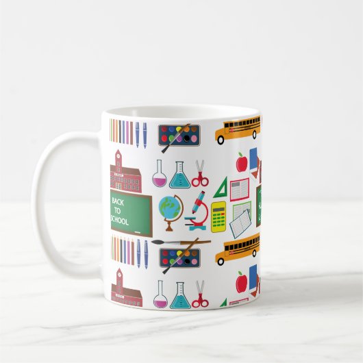 DANKE IHNEN Lehrerauswertungsschule Kaffeetasse (Links)