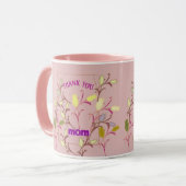 DANKE IHNEN MAMA TASSE EINFACH ART GIFT FÜR JEDEN (Vorderseite Links)