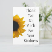 DANKE IHNEN SO VIEL FÜR IHRE KINDNISSE Vielen Dank (Stehend Vorderseite)