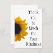 DANKE IHNEN SO VIEL FÜR IHRE KINDNISSE Vielen Dank (Vorne/Hinten)