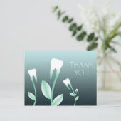 DANKE IHNEN, Zähne zu blühen Postkarte (Stehend Vorderseite)