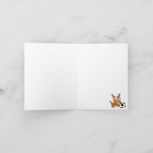 Danke, Ihr Card Soccer Dog Dankeskarte (Innenseite)