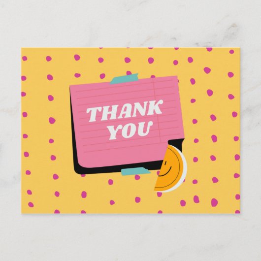 Danke - IHRE PRÄSENZ IST EIN SEGEN Postkarte (Vorderseite)