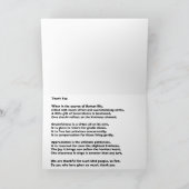 Danke II (Innenseite)