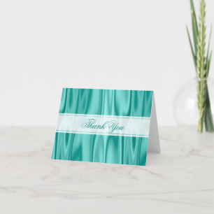 Danke: Imitats Aqua Satin Texture Dankeskarte