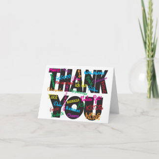 Danke in jeder möglicher Sprache