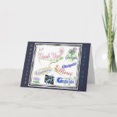 Danke in vielen Sprachen (Vorderseite)