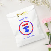 Danke, individuelle Name, 10. Geburtstag Geschenktütchen (Versiegelt)