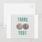 danke ivf in-vitro-fertilisation embryonen postkarte (Vorne/Hinten)