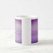 DANKE Jen! Lila Moon Mist Kaffeetasse (Mittel)