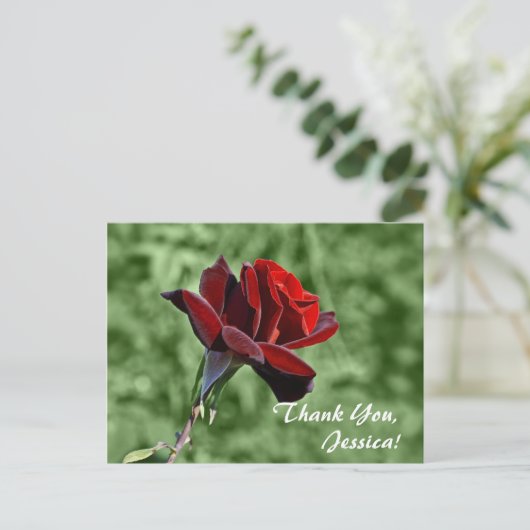 Danke, Jessica! Postkarte (Stehend Vorderseite)