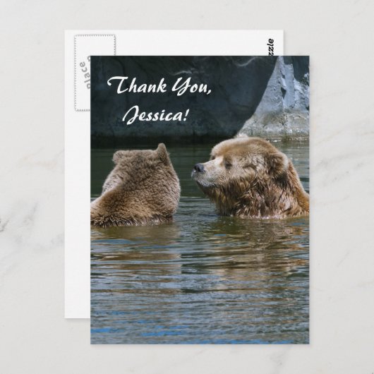 Danke, Jessica! Postkarte (Vorne/Hinten)