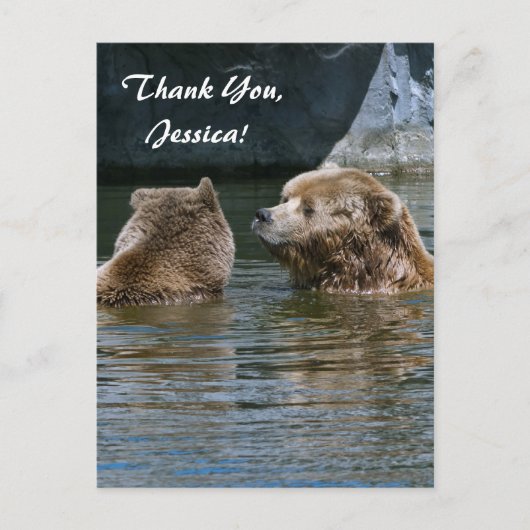 Danke, Jessica! Postkarte (Vorderseite)