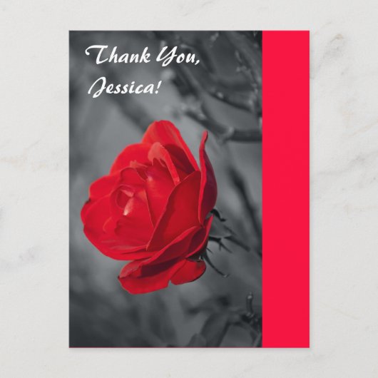 Danke, Jessica! Postkarte (Vorderseite)