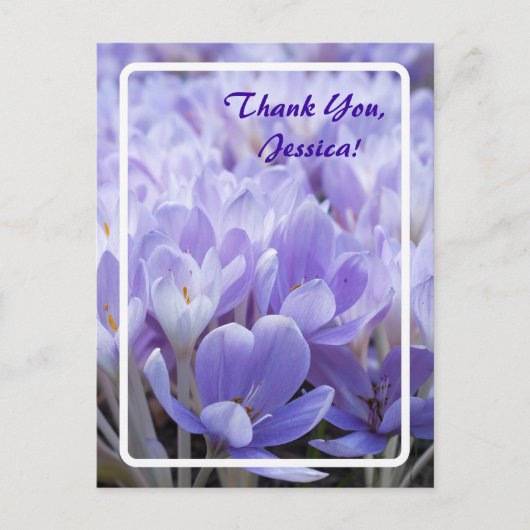 Danke, Jessica! Postkarte (Vorderseite)