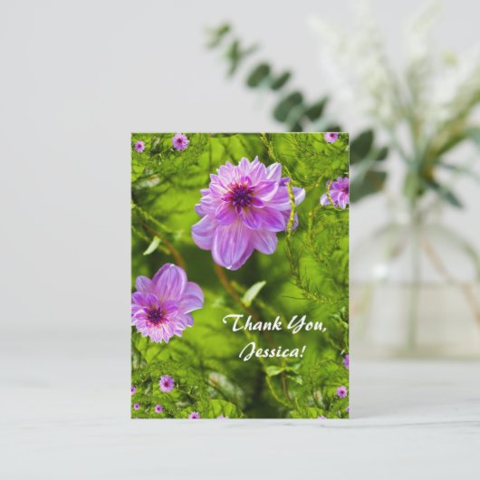 Danke, Jessica! Postkarte (Stehend Vorderseite)