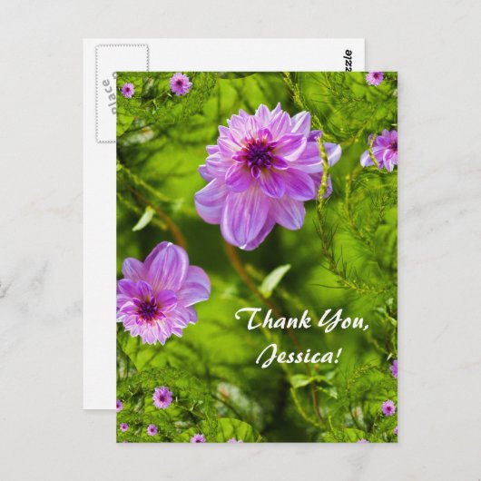 Danke, Jessica! Postkarte (Vorne/Hinten)