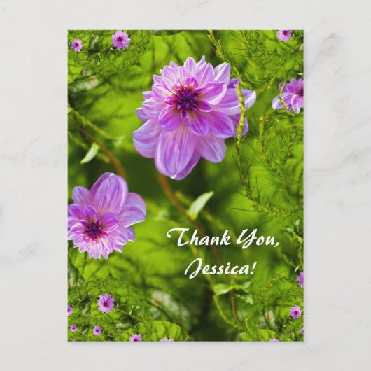 Danke, Jessica! Postkarte (Vorderseite)