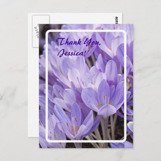 Danke, Jessica! Postkarte (Vorne/Hinten)