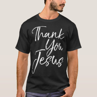 Danke Jesus Amen Vintag Lob Christliches T-Shirt