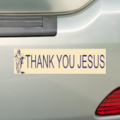 Danke Jesus! Autoaufkleber (Auf Auto)
