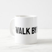 Danke, Jesus | gesegnet | Spaziergang durch den Gl Kaffeetasse (Vorderseite Links)