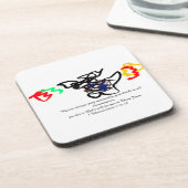 Danke Jesus Getränkeuntersetzer (Linke Seite)