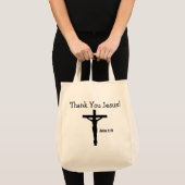 Danke Jesus John um 3:16 Tragetasche (Vorderseite (Produkt))