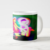 danke jesus Jumbo-Tasse (Vorderseite Rechts)