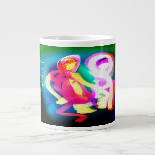 danke jesus Jumbo-Tasse (Vorderseite)
