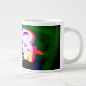 danke jesus Jumbo-Tasse (Rechts)