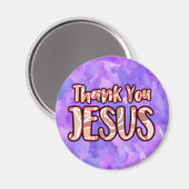 Danke, Jesus Magnet (Vorderseite/Rückseite)