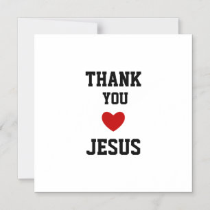 Danke, Jesus Modernes Christliches Glaubensherz Magneteinladung
