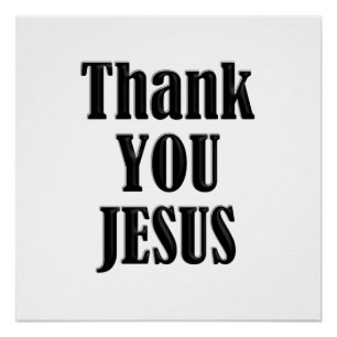 DANKE, JESUS POSTER