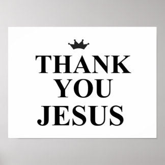 DANKE JESUS POSTER