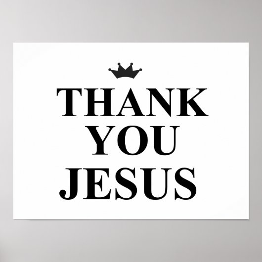 DANKE JESUS POSTER (Vorne)