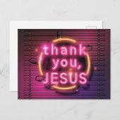 Danke Jesus! Postkarte (Vorne/Hinten)
