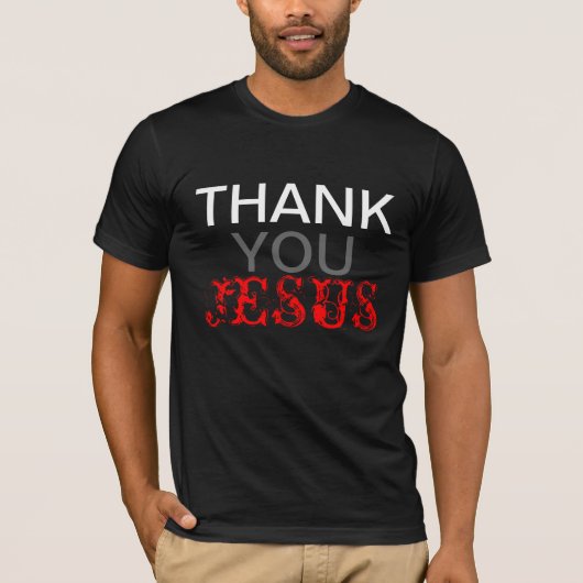 DANKE JESUS T-Shirt (Vorderseite)