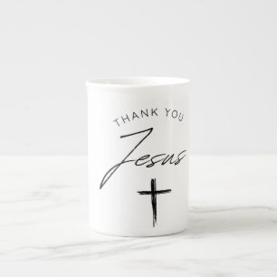 Danke Jesus Tasse, Bible Verse Christliche Bibel Porzellantasse