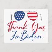 Danke Joe Biden Postkarte (Vorderseite)