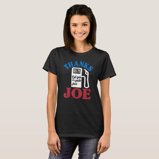 Danke Joe Get Gas bei Uncle Joe's Gaspumpe High Ga T-Shirt (Vorne ganz)