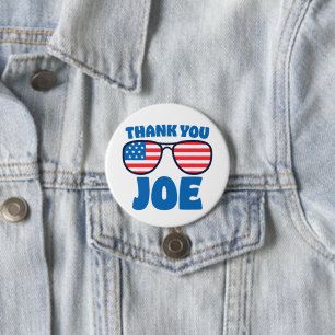 Danke Joe Patriotic Aviators Button