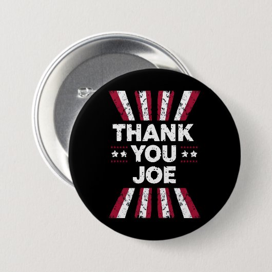 Danke Joe President Biden Button (Vorne & Hinten)