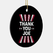 Danke Joe President Biden Keramik Ornament (Rechts)