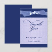 Danke jüdisches Band-flache Karte (Vorne/Hinten)