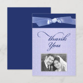 Danke jüdisches Foto-Band-flache Karte (Vorne/Hinten)